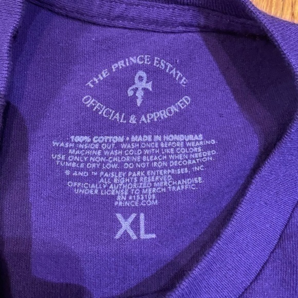 Prince 1999 Album Cover Graphic T-shirt Mens XL Purple - Picture 5 of 5